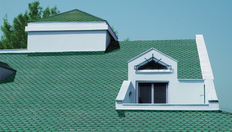 Evka-5 profesyonel Şed Çatı – Shingle cati örneği